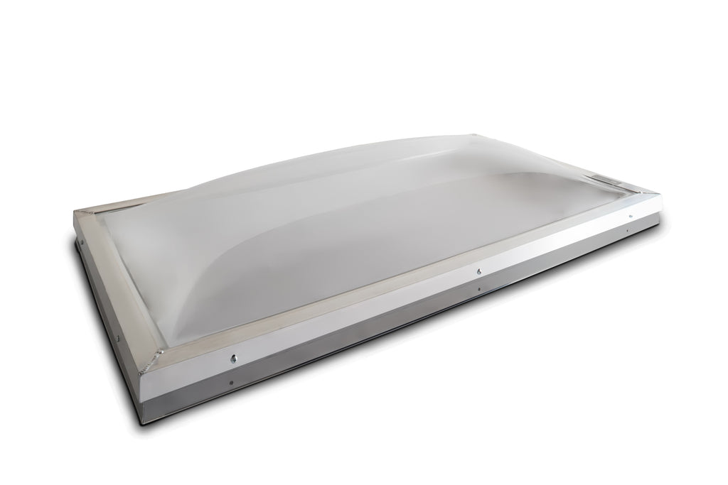 22 50 X 46 50 Rough Opening Aluminum Curb Mount Double Dome Skylight 22-50-x-46-50-rough-opening-aluminum-curb-mount-double-dome-skylight