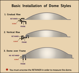 49.00"x49.00" Skylight Replacement Dome