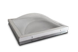 22.50" x 22.50" Rough Opening Aluminum Curb Mount Double Dome Skylight (Mounting Flange 26 1/4"x 26 1/4")