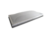 22.50" x 46.50" Rough Opening Aluminum Curb Mount Double Dome Skylight (Mounting Flange 26 1/4" x 50 1/4")